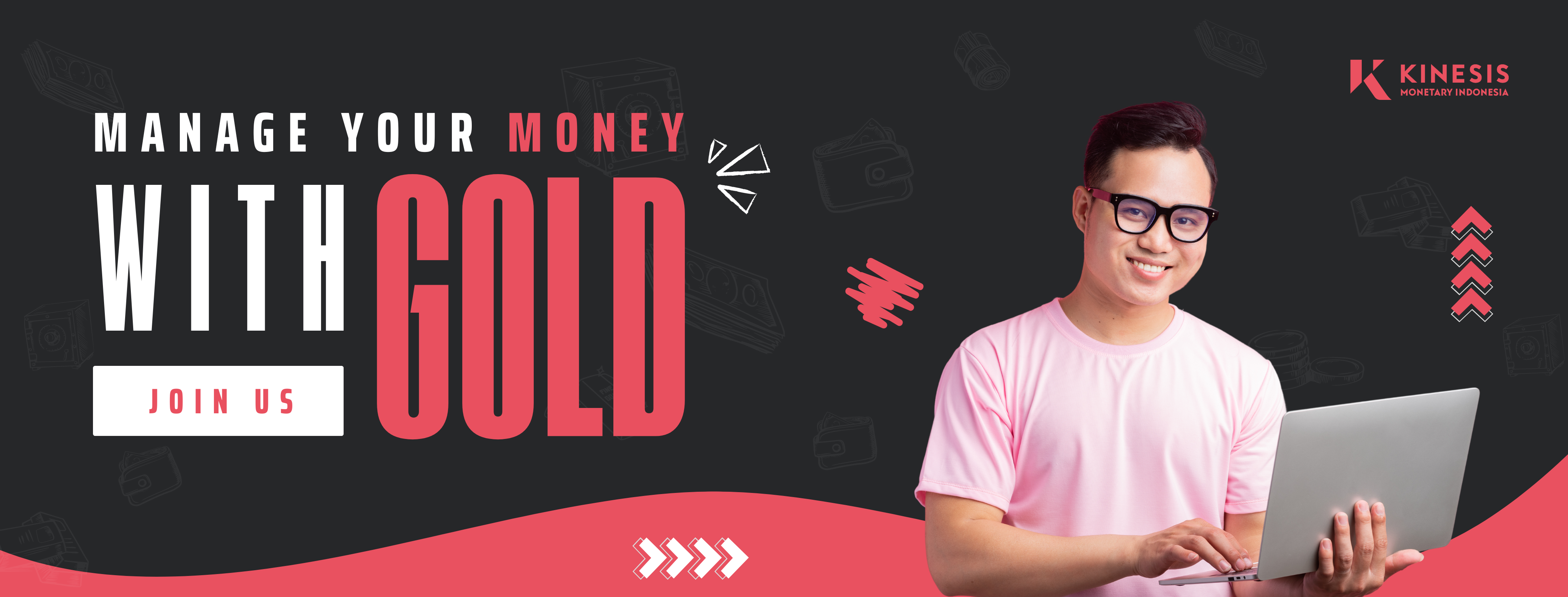 Banner Website banner branding graphic design kinesis webbanner website