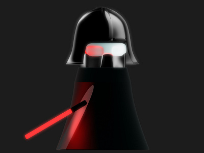 Darth Vader (Anakin Skywalker) 3D 3d 3d blender 3d design 3dmodelling blender darth design graphic design illustration mandalorian maya3d spline starwars ui uiux web design web development