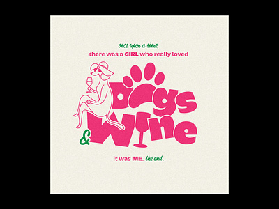 DOGS & WINE design graphic design hiphop illustration shirt typography vector