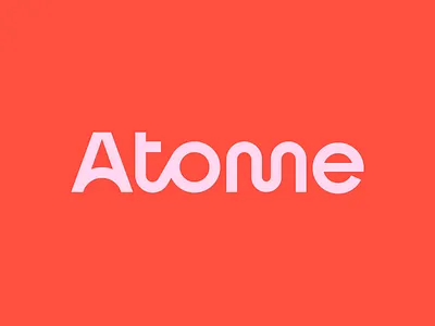 Atome Branding abstract ai bold branding corporate finance fintech futurisitc logo money payment saas startup technology type face type mark visual identity wave web3 wordmark