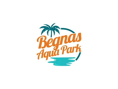 Begnas Aqua Park Branding branding creative design graphic design lake logo logo peaceful logo restaurant logo