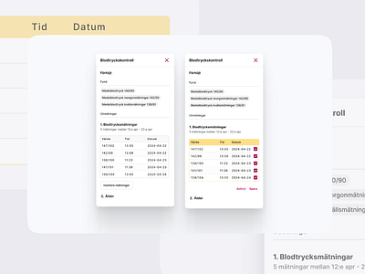 Medical Data - Removal of values data visualization interface typography ui user interface