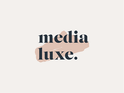 Media Luxe Visual Identity branding visual identity