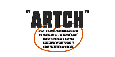 ARTCH | BOLD SANS SERIF FONT badge font logo race