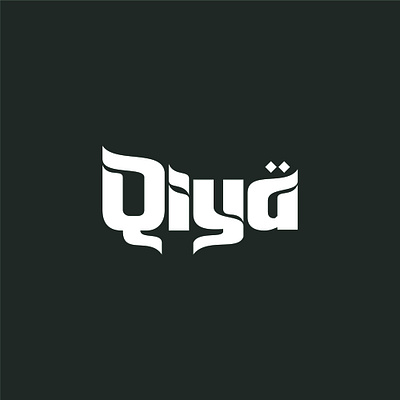 QIYA- Arabic style logo design arabic logo brand logo branding business logo cafe logo design free logo graphic graphic design hr habib logo logo design natural logo qiya vector