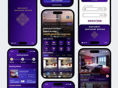 Hotel Mobile Apps - UI Design hotels mobile apps hotels ui