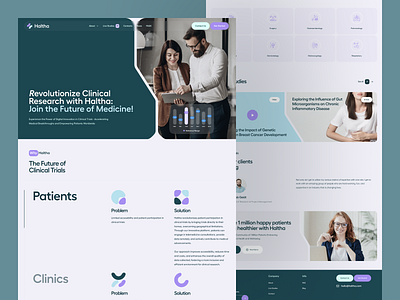 Medical website | homepage clinic app clinic ux clinical ui health home design homepage interface design medical medical design medicine medicine home patient design patients web website