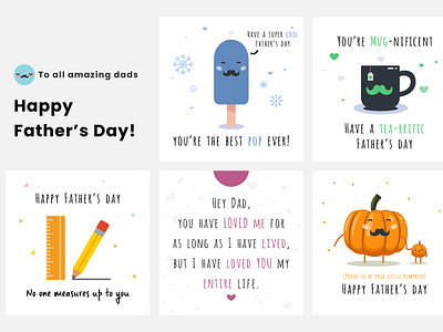 Father's day card designs branding design graphic design icon illustration illustrator logo minimal typography ui ux vector web website