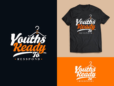 Youths Ready To Resspond Logo, Typography, T-Shirt Design. graphic design graphic designer logo logo design logo designer logo maker logo type t shirt design typography