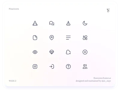 Flowicons Week 2 figma icon pack icons svg ui ui kit