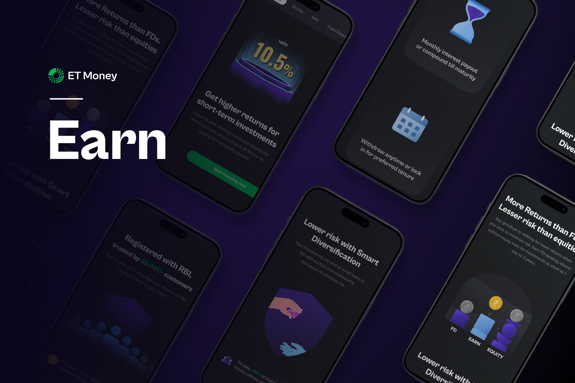 ET Money Earn after effects animation finance lottie files ui ux design