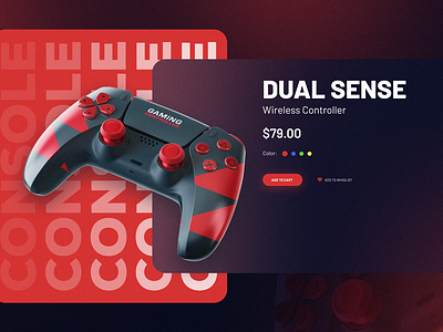 PRO Gaming Console UI Design in Figma console figma gaming play playstation uiux website