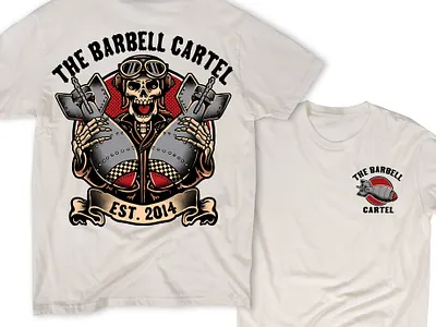 Custom Vintage T-shirt Design apparel design clothing design skeleton t shirt design t shirt designer tattoo style vintage style