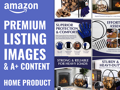 Amazon Listing Images, A+ Content & Storefront /Heatproof Gloves a content