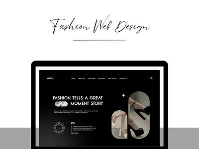 패션 힐 웹 디자인; Fashion Heels Web Design 3d animation design fashion graphic design logo motion graphics ui web