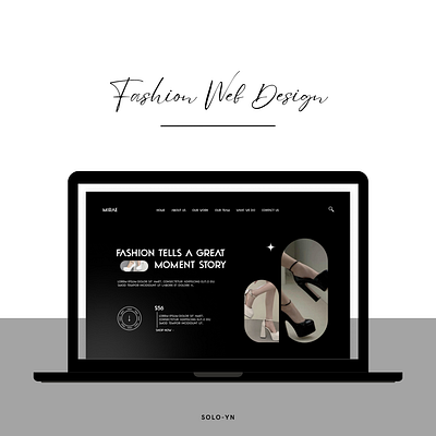 패션 힐 웹 디자인; Fashion Heels Web Design 3d animation design fashion graphic design logo motion graphics ui web