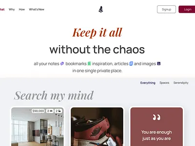Day 9 - Hero Section for My mind ui