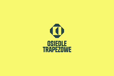 Trapezoidal housing estate - logo branding door estate family logo real sygnet trapeze