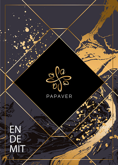 PAPAVER - Luxury Jewelry logo design