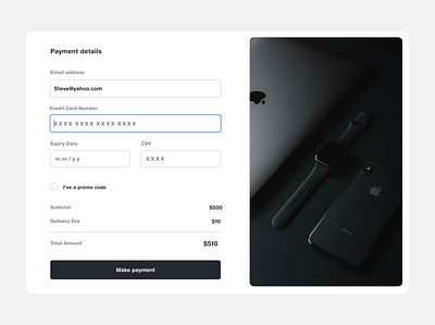 Tech Company Checkout Page checkout figma ui ux