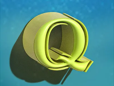 Alphabet Design 3D graphic design