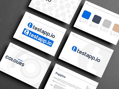 Branding Design for testapp.io 2d 2d art app brand branding color color pallet design digital digital art fonts graphic design identity branding illustration logo logo design minimal modern tech technical