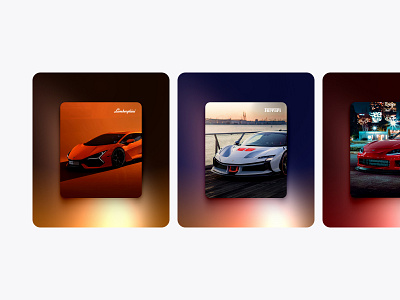 doze / {playing with gradients} app application automotive branding car card cards cars design gradient gradients illustration logo modern shadows supercars ui ui design ux