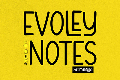 Evoley Notes - Handwritten Font brand branding creative design font graphic design handwritten logo products typeface typography