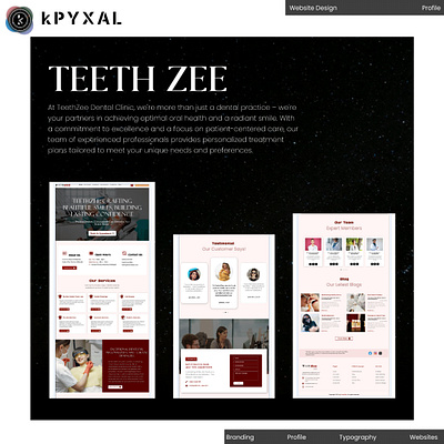 Website Design - Kpyxal Solutions LLP branding dentist figma graphic design kpyxal kpyxalsolutionsllp landingpage ui uiux webdesign websitedesign