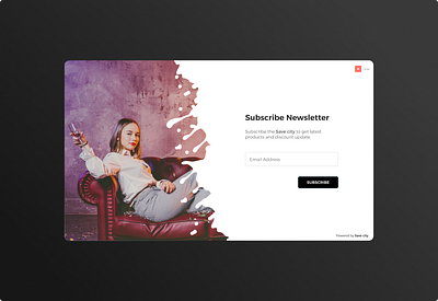 Save City - Newsletter cover coverpage design dribbble figma idea newletter newsletter preview project subscribe thumbnail ui