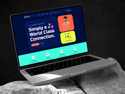 Zainet - Internet Provider Webflow Website✨ accessories business internet internet provider isp technology webflow webflow agency webflow developer webflow template