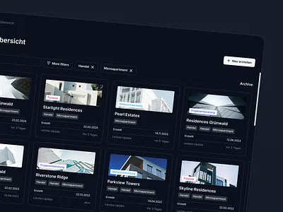Project Overview Dark mode application b2b crm dark darkmode project project overview saas