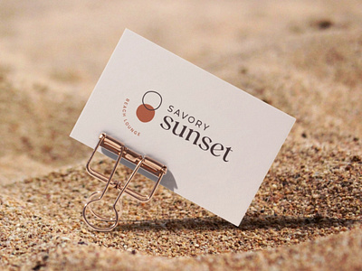 Savory Sunset branding logo