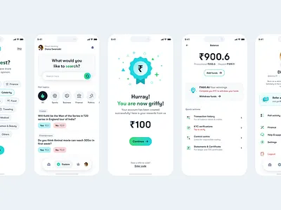 Griffy.App User Interface Design block chain branding creative design designer graphic design identity illustration logo trading app ui ux vector web3