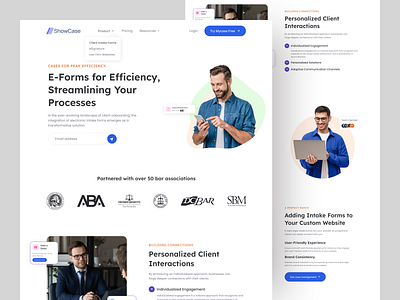 ShowCase - Law Firm Website advocate best web design company website design interface landing page law firm web ui lawfirm legal adviser minimal modern portfolio website product page service ui user experience user interface web design website design website designer