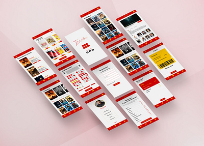 Movie App app app design branding graphic design interface design movie app ui ui design uiux visual design
