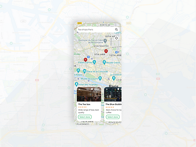 Design a store map map mobile design ui ui design