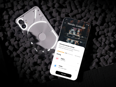 Travel app - VR portal adobe photoshop app design figma flight graphic design hotel mobile app mockup nothing phone plan trip travel ui ux virtual reality vr