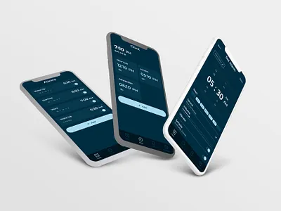 Alarm Clock App app design branding clock app interface design ui ui design uiux user interface design ux visual design