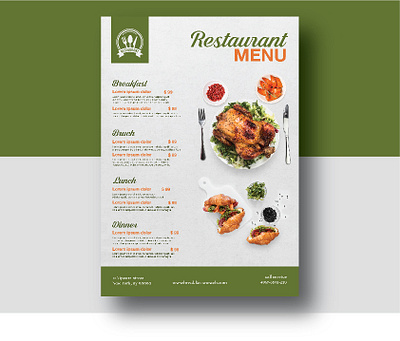 Restaurant menu adobe food food menu graphic design illustrator menu photoshop poster restaurant restaurant menu