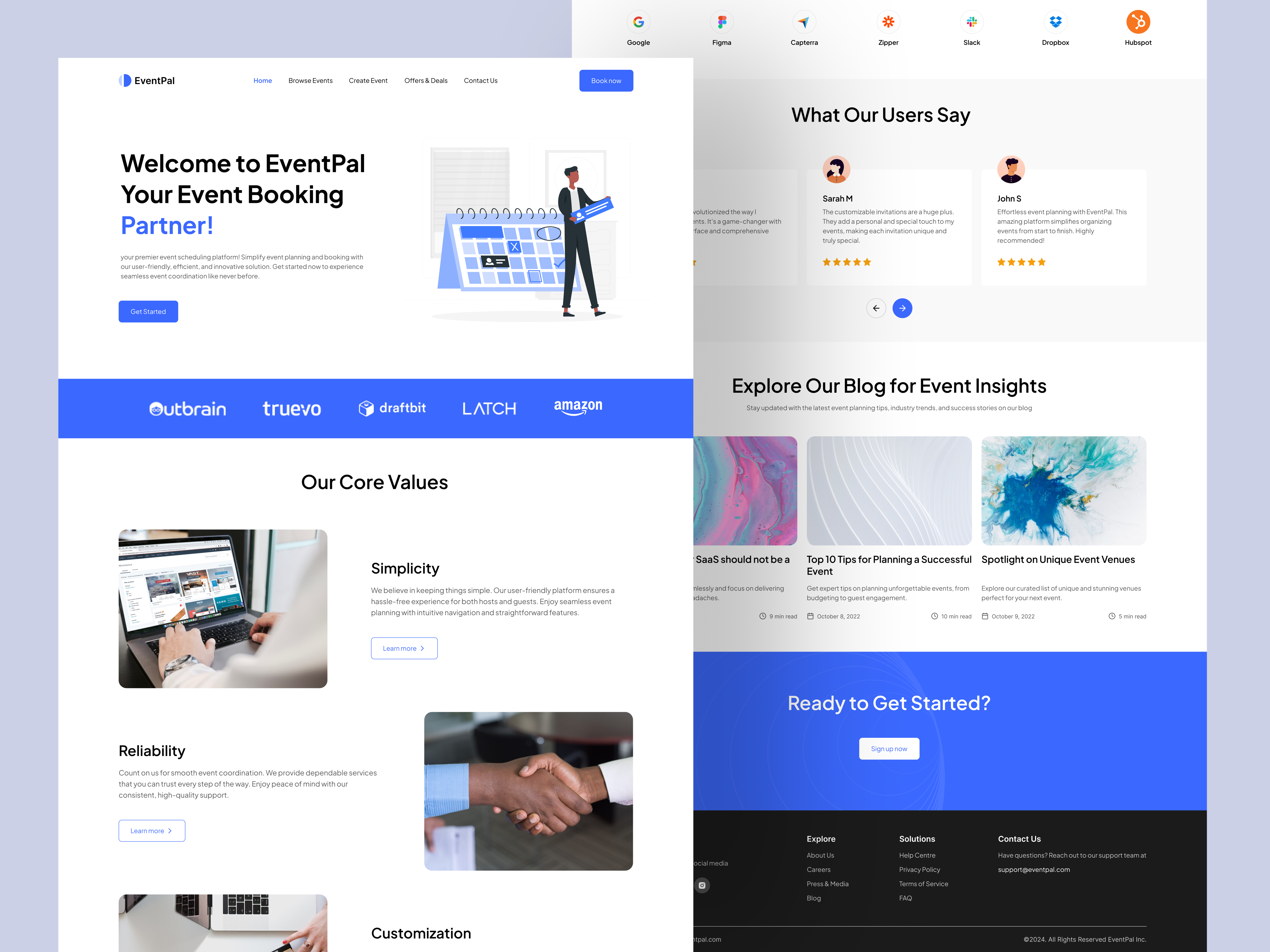 Event Booking Landing Page booking concert conference event event booking event landing page exhibition festival landing page landing page design modern seminer summit ticket ticket booking trendy web web design web ui website design