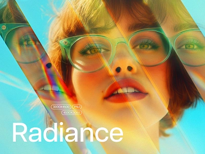 Radiance Prism Photo Effect chromatic cineamtic download dreamy effect fractal glass lens light leak mirror photo photoshop pixelbuddha prism prismatic psd radiance reflection refraction template