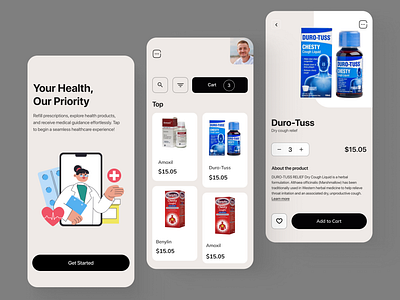 Pharmaceutical App app app design design figma design interface medical app mobileapp pharmarcy product design ui uiux uiux design ux ux design