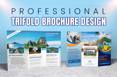 Trifold brochure design brochure design graphic design photoshop trifold brochure