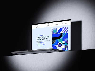 Pixel Paradoxe - Cefim design design web graphic design landing page ui uiux webdesign