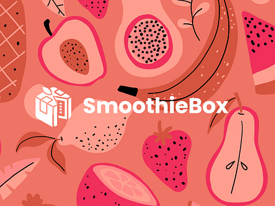 SmoothieBox - Brand Identity Design branding corporate image foodbeverage graphic design identity illustration logo packaging smoothie vending machine
