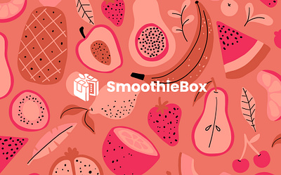 SmoothieBox - Brand Identity Design branding corporate image foodbeverage graphic design identity illustration logo packaging smoothie vending machine