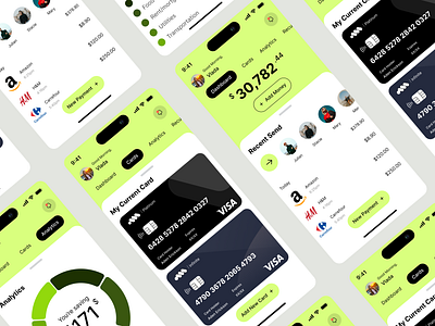 Mobile Finance App banking clean coin credit card design e wallet finance app finance management financial fintech investment minimal mobile app money money transfer payment savings trading app transactions ui