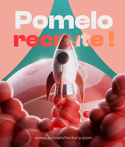 Rocket 3D illustration 3d graphic design motion graphics