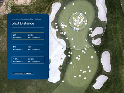 PURE Championship Scorecard (1) challenge competition consulting dashboard distance game golf golf course golf dashboard map metrics performance scorecard scoring ux